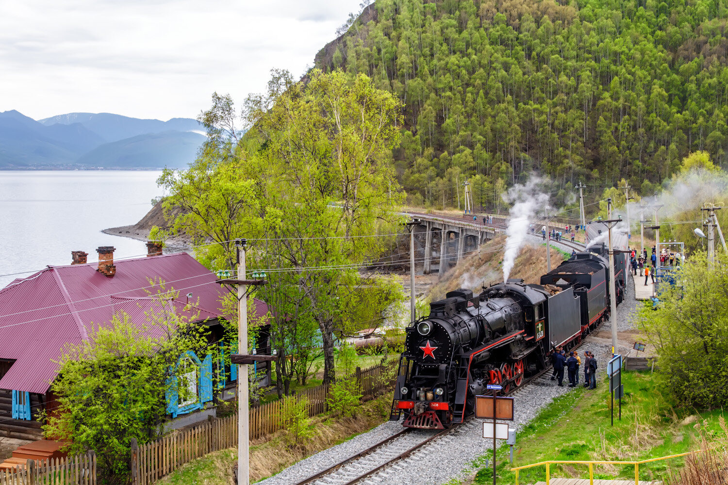 Кругобайкальская железная дорога Кругобайкальская железная дорога